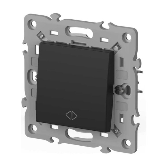 Выключатель перекрестный ELBI Moda Vox Vantablack, M+K 611-044831-214 Выключатель перекрестный ELBI Moda Vox Vantablack, M+K 611-044831-214