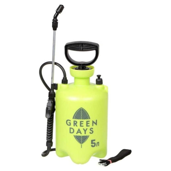 Опрыскиватель садовый Green Days 5 л, пластик, в кор, 9571-00К, салат 472389 Опрыскиватель садовый Green Days 5 л, пластик, в кор, 9571-00К, салат 472389
