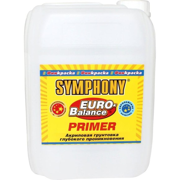 Грунтовка SYMPHONY, евро-баланс праймер, 10л, oсновной 00-00009366 Грунтовка SYMPHONY, евро-баланс праймер, 10л, oсновной 00-00009366