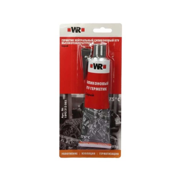 Герметик Wurth RTV термостойкий силиконовый серый 85 г WR 1893313085092 1