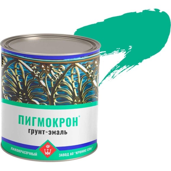 Грунт-эмаль зеленый можжевельник Пигмокрон Pantone 339C, банка - 2,5 кг 4605578003253 Грунт-эмаль зеленый можжевельник Пигмокрон Pantone 339C, банка - 2,5 кг 4605578003253