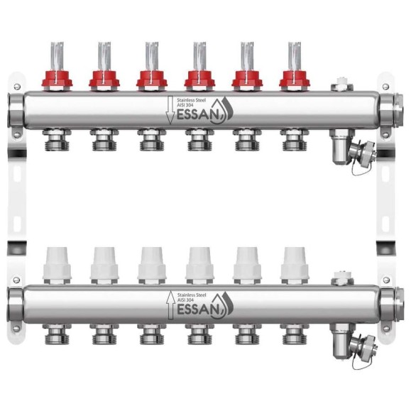 Коллекторная группа ESSAN GROUP802 нержавейка, 1 Коллекторная группа ESSAN GROUP802 нержавейка, 1