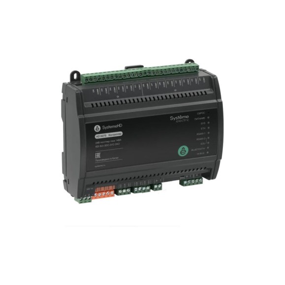 Контроллер Systeme Electric SystemeHD, 6DI 8UI 3DO 2AO 2VO Ethernet 3RS485 BACnet Modbus ~24В/=24В HD1407S Контроллер Systeme Electric SystemeHD, 6DI 8UI 3DO 2AO 2VO Ethernet 3RS485 BACnet Modbus ~24В/=24В HD1407S