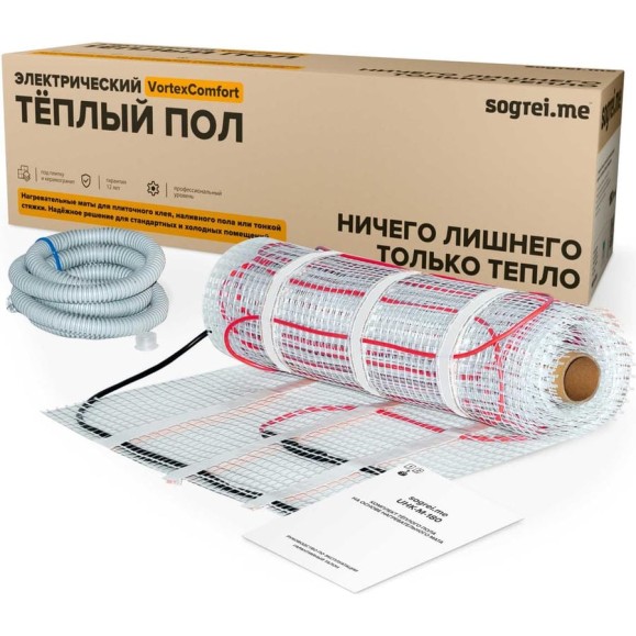 Комплект теплого пола Sogrei.me SOGREIME VortexComfort UHK-M (ВихрьКомфорта УХК-М) 180-0,5-1,0 0К-00002111 Комплект теплого пола Sogrei.me SOGREIME VortexComfort UHK-M (ВихрьКомфорта УХК-М) 180-0,5-1,0 0К-00002111