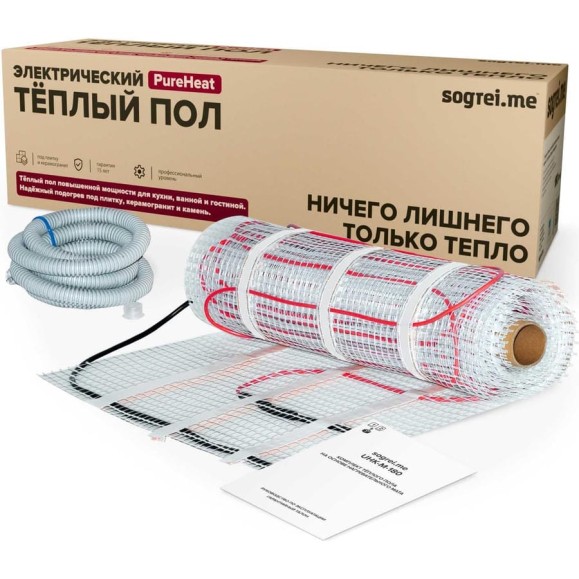 Комплект теплого пола Sogrei.me SOGREIME PureHeat UHK-M (ЧистоеТепло УХК-М) 180-0,5-3,5 0К-00002156 Комплект теплого пола Sogrei.me SOGREIME PureHeat UHK-M (ЧистоеТепло УХК-М) 180-0,5-3,5 0К-00002156