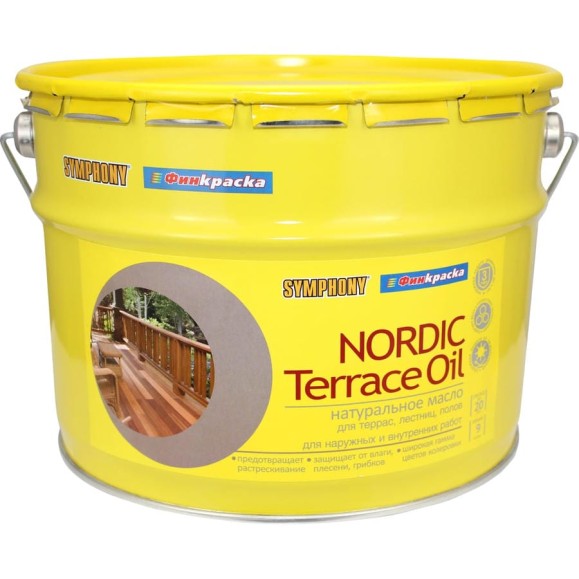Масло SYMPHONY Nordic Terrace Oil, 10/9л, oсновной 00-01101226 Масло SYMPHONY Nordic Terrace Oil, 10/9л, oсновной 00-01101226