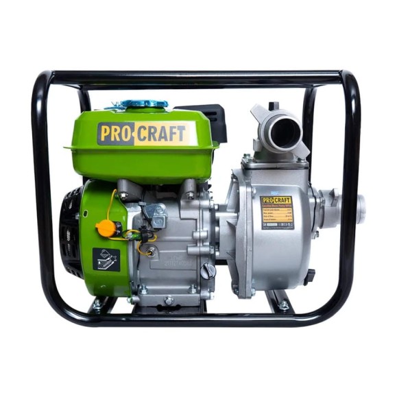 Мотопомпа бензиновая Procraft WP30 163 см³, 6,5 л.с., 30 м³/ч Мотопомпа бензиновая Procraft WP30 163 см³, 6,5 л.с., 30 м³/ч