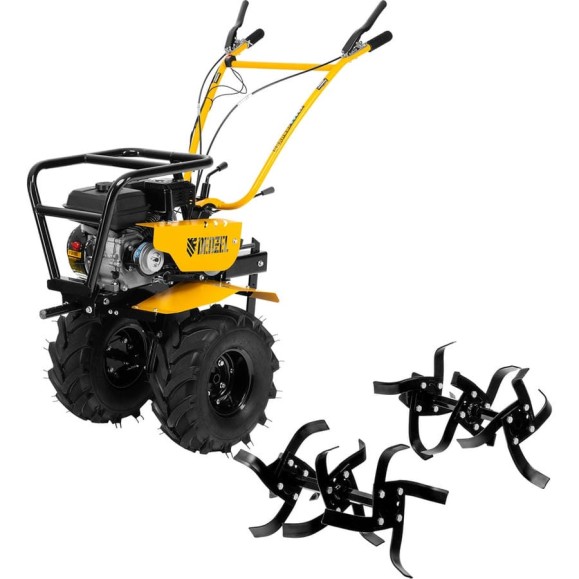 Мотоблок Denzel DPT-670S-PRO, 7 л.с., ремен.сцеп, фрез 3x4, ШОМ, передачи 6В/2Н 56446 Мотоблок Denzel DPT-670S-PRO, 7 л.с., ремен.сцеп, фрез 3x4, ШОМ, передачи 6В/2Н 56446