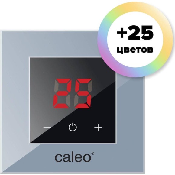 Терморегулятор CALEO NOVA встраиваемый цифровой, 3,5 кВт, дымчатый УП-00000414 Терморегулятор CALEO NOVA встраиваемый цифровой, 3,5 кВт, дымчатый УП-00000414
