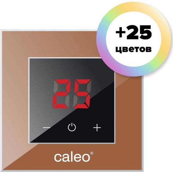 Терморегулятор CALEO NOVA встраиваемый цифровой, 3,5 кВт, коричневый УП-00000429 Терморегулятор CALEO NOVA встраиваемый цифровой, 3,5 кВт, коричневый УП-00000429