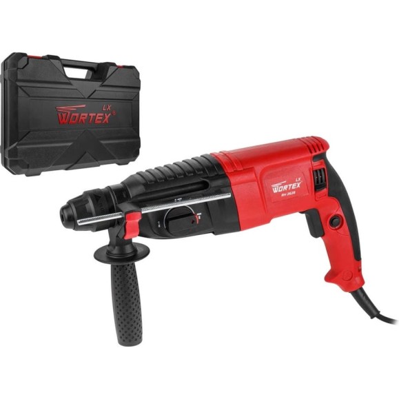 Перфоратор WORTEX LX RH 2628 и дрель-шуруповерт аккумуляторная BD 1220-1 DLi 0329062A2 ЦГ-0185307840 Перфоратор WORTEX LX RH 2628 и дрель-шуруповерт аккумуляторная BD 1220-1 DLi 0329062A2 ЦГ-0185307840