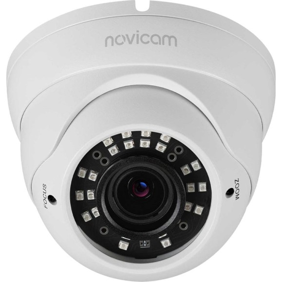 IP видеокамера купольная Novicam LUX 27 - 2 Мп 25 к/с, объектив 2.8-12 мм, уличная всепогодная IP67, ИК 40м, 0.1 люкс, DC 12В/PoE, детекция людей 1103V IP видеокамера купольная Novicam LUX 27 - 2 Мп 25 к/с, объектив 2.8-12 мм, уличная всепогодная IP67, ИК 40м, 0.1 люкс, DC 12В/PoE, детекция людей 1103V