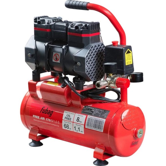 Компрессор безмасляный малошумный FUBAG Free Air 170/9/1.5 S 46553 Компрессор безмасляный малошумный FUBAG Free Air 170/9/1.5 S 46553