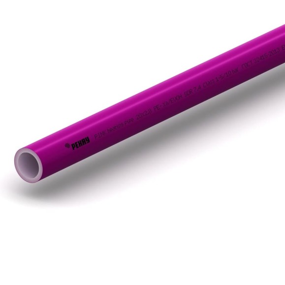 Труба РЕХАУ pink, 20x2,8, бухта 120 м 11360523120