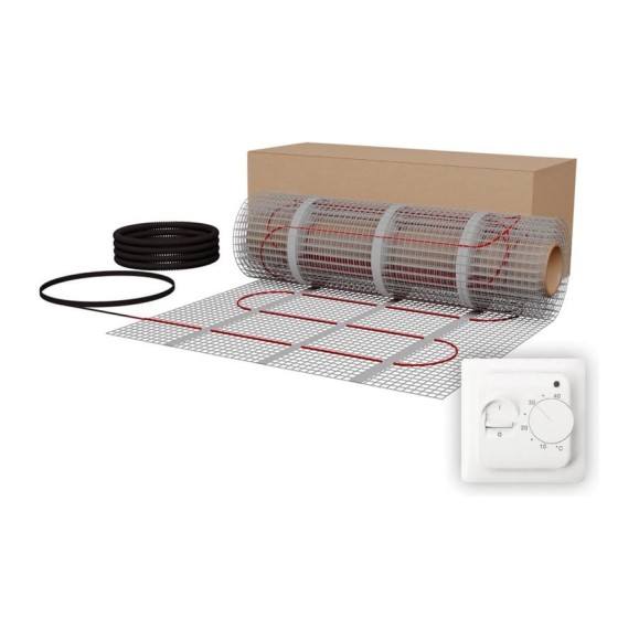 Комплект СТН Теплый пол Мат КМ Light - 1350-9,0 - М20W - Белые ККМL135090М20W Комплект СТН Теплый пол Мат КМ Light - 1350-9,0 - М20W - Белые ККМL135090М20W