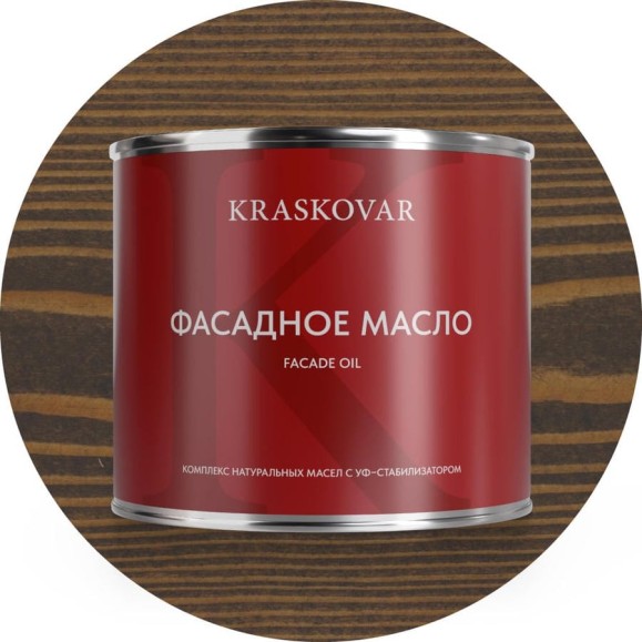 Масло фасадное Kraskovar Палисандр 2,2л 1151 Масло фасадное Kraskovar Палисандр 2,2л 1151