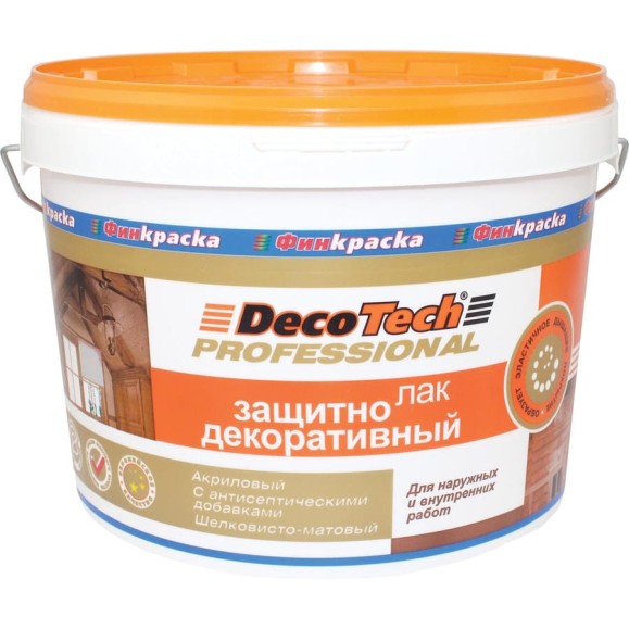 Лак защитно-декоративный DecoTech, 9кг, oсновной 00-00011937 Лак защитно-декоративный DecoTech, 9кг, oсновной 00-00011937