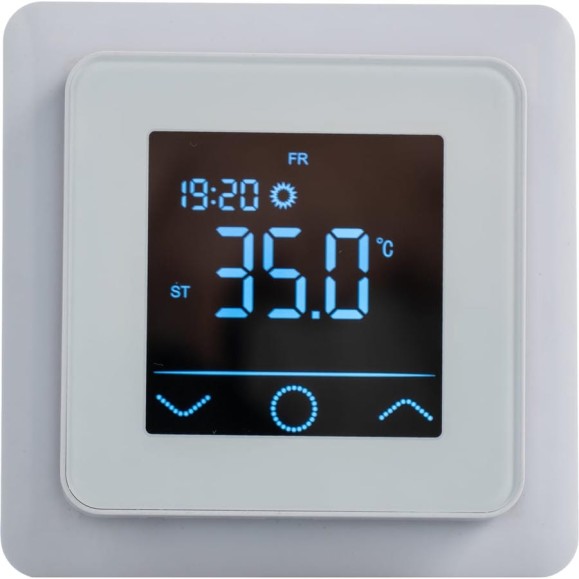 Терморегулятор Warmcoin W600i MIRROR WHITE (Zigbee) W_600_Zig_MirWh_ Терморегулятор Warmcoin W600i MIRROR WHITE (Zigbee) W_600_Zig_MirWh_