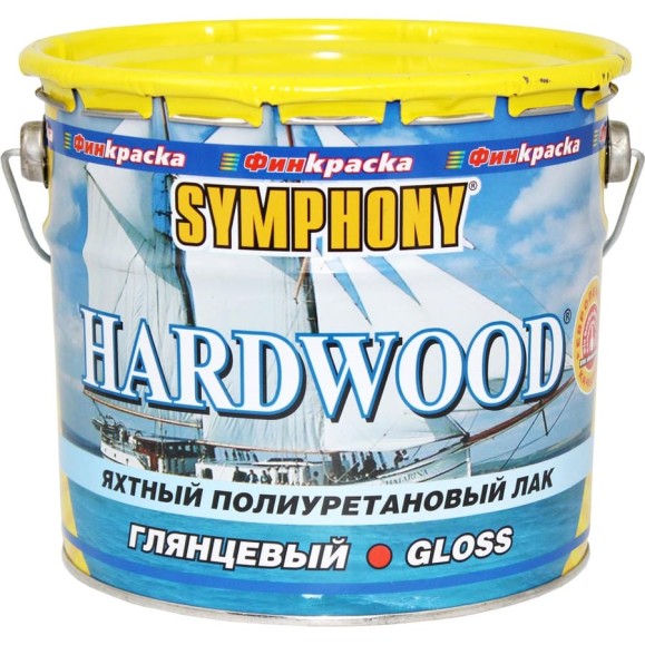 Лак SYMPHONY, хардвуд яхтный гл, 3/2.7л, oсновной 00-00009555