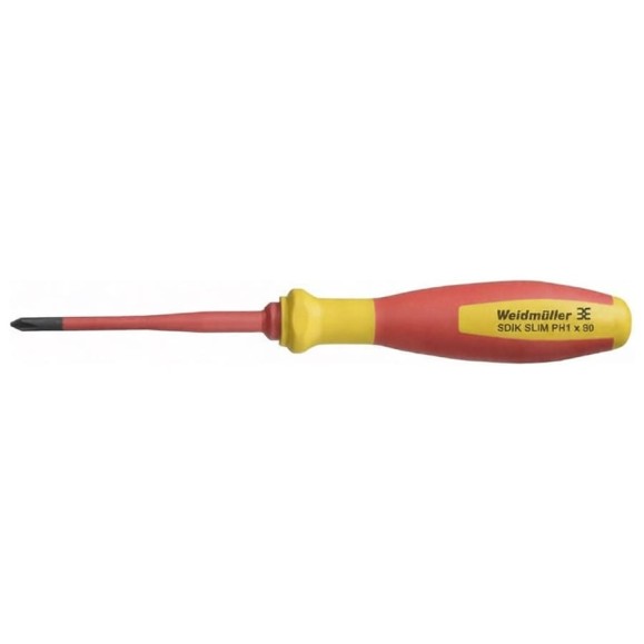 Отвертка Weidmuller SDIK SLIM PH1 X 80, Ширина лезвия (B): 80 mm, Толщина лезвия (A): 2749650000 Отвертка Weidmuller SDIK SLIM PH1 X 80, Ширина лезвия (B): 80 mm, Толщина лезвия (A): 2749650000