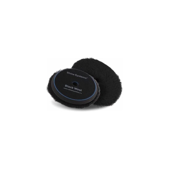 Полировальный круг Shine systems из черного меха Black Wool Pad, 130 мм SS623 Полировальный круг Shine systems из черного меха Black Wool Pad, 130 мм SS623
