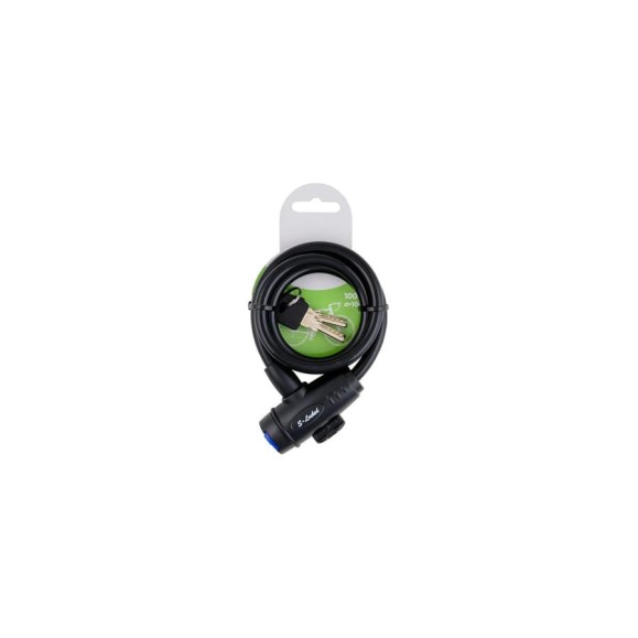 Замок велосипедный 10*100 см S-Locked-09Т черный S-Locked 