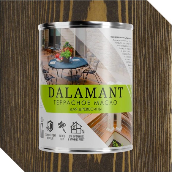 Масло террасное Dalamant Палисандр 0,7л ДЛ-00001127 Масло террасное Dalamant Палисандр 0,7л ДЛ-00001127