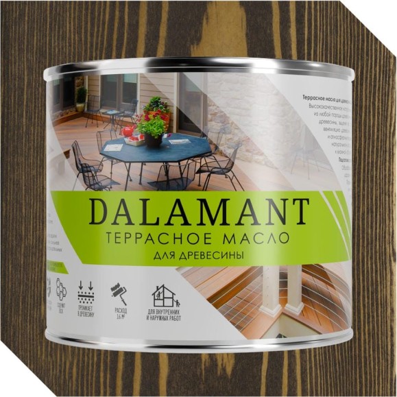 Масло террасное Dalamant Палисандр 2л ДЛ-00001137 Масло террасное Dalamant Палисандр 2л ДЛ-00001137