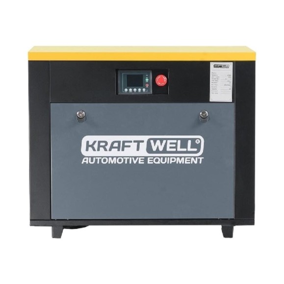 Компрессор винтовой KraftWell 550 л/мин, 10 бар, 380В VENTOS 5.5 Компрессор винтовой KraftWell 550 л/мин, 10 бар, 380В VENTOS 5.5