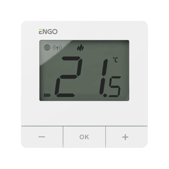 Терморегулятор умный ENGO controls ZigBee/868 МГц, 230 В, белый, E25-230W Терморегулятор умный ENGO controls ZigBee/868 МГц, 230 В, белый, E25-230W