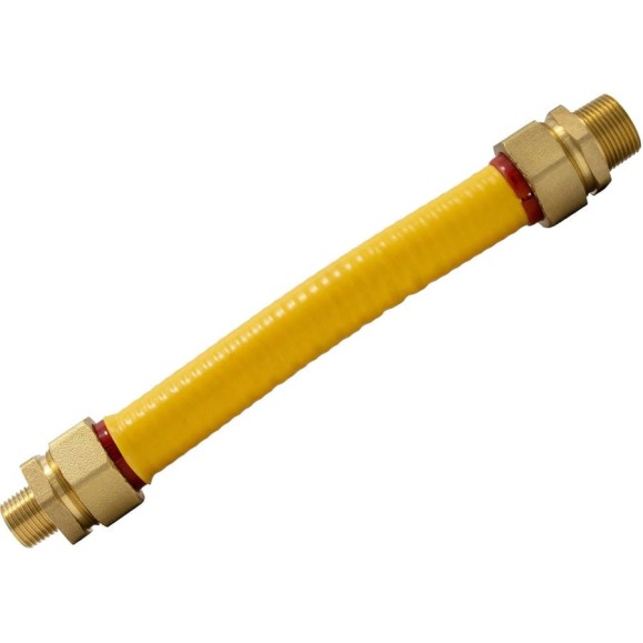 Подводка для газа Kofulso 3/4_1/2 дюйма с муфтами, 100 см (НР-НР) — KFG BCG/BCG20_1/2 — 1000 Подводка для газа Kofulso 3/4_1/2 дюйма с муфтами, 100 см (НР-НР) — KFG BCG/BCG20_1/2 — 1000