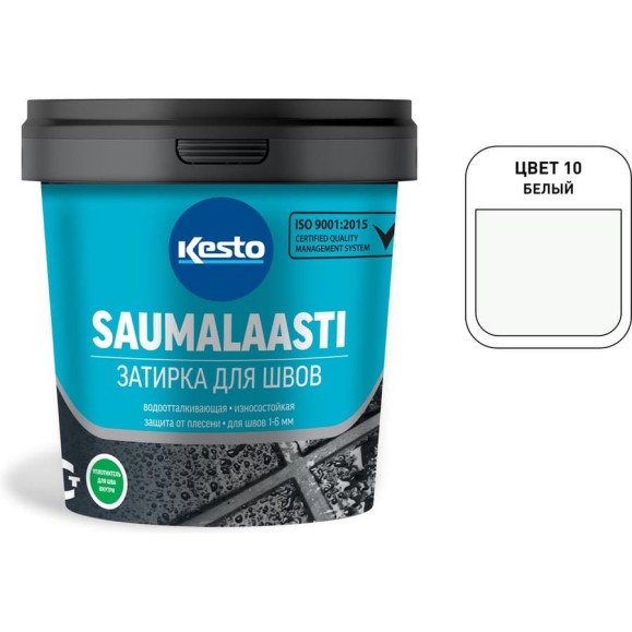 Затирка Kesto Saumalaasti 10 1 кг, белый 80911