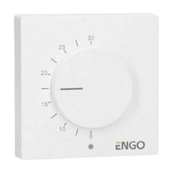 Терморегулятор ENGO controls, непрограммируемый, 230 В, белый ESIMPLE230W Терморегулятор ENGO controls, непрограммируемый, 230 В, белый ESIMPLE230W