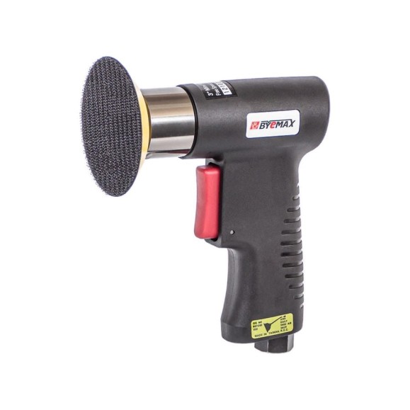 Пневмошлифмашинка Byemax полировальная пистолетная, 75 мм, 3200 об/мин, 0.3 HP BM-68-6321 Пневмошлифмашинка Byemax полировальная пистолетная, 75 мм, 3200 об/мин, 0.3 HP BM-68-6321