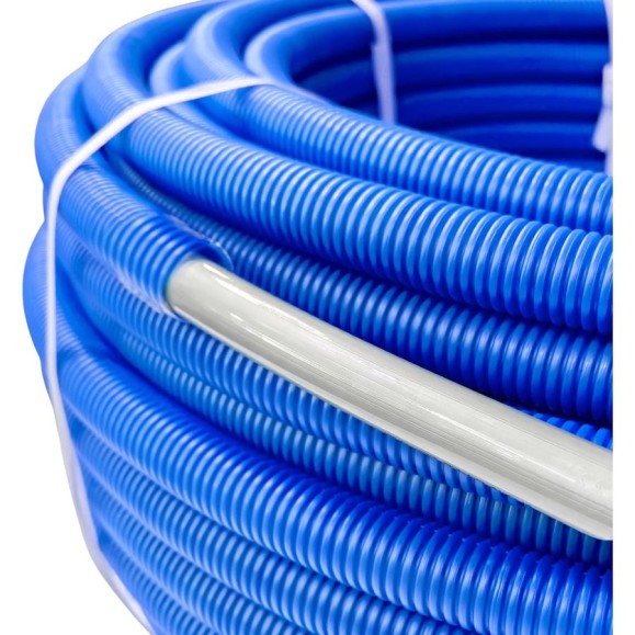 Труба RTP PEX-a, SDR7,4 d25x3,5 (50м) с антидиффузионным слоем EVOH в гофре синего цвета 51503 Труба RTP PEX-a, SDR7,4 d25x3,5 (50м) с антидиффузионным слоем EVOH в гофре синего цвета 51503