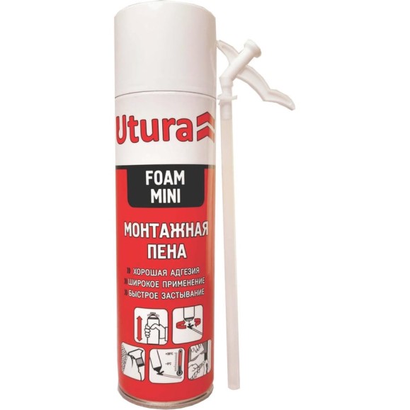 Пена Utura БЫТОВАЯ 12 штук УТ000008877_12 Пена Utura БЫТОВАЯ 12 штук УТ000008877_12