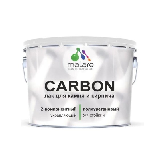 Лак полиуретановый MALARE CARBON 2К адгезионный влагостойкий высокопрочный износостойкий УФ-стойкий, глянцевый (7 кг + 0.7 кг отвердитель) ПУЛКАМПРГ0700 Лак полиуретановый MALARE CARBON 2К адгезионный влагостойкий высокопрочный износостойкий УФ-стойкий, глянцевый (7 кг + 0.7 кг отвердитель) ПУЛКАМПРГ0700