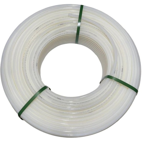 Труба из сшитого полиэтилена WAAG White DN16 x 2,0 PN 6 (бухта 600м), PE-Xa / EVOH, прозрачная WG.1136611