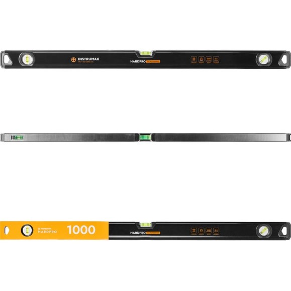 Уровень противоударный, магнитный INSTRUMAX HARDPRO 1000 IM0195 Уровень противоударный, магнитный INSTRUMAX HARDPRO 1000 IM0195