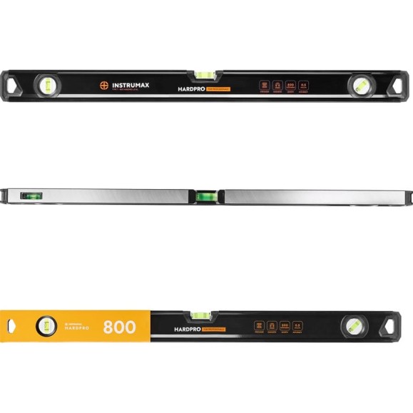 Уровень противоударный, магнитный INSTRUMAX HARDPRO 800 IM0194 Уровень противоударный, магнитный INSTRUMAX HARDPRO 800 IM0194