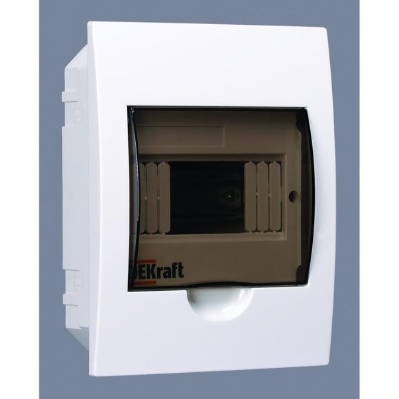 Корпус встраиваемый пластиковый ЩРВ-П, 6 мод., IP41 Dekraft 31002DEK