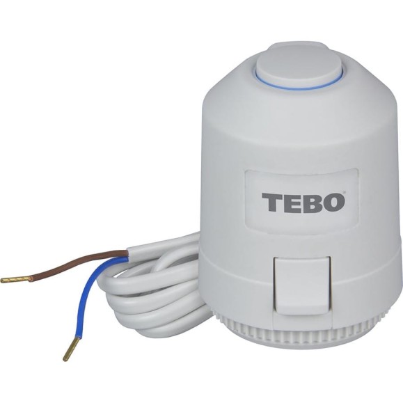 Сервопривод электротермический TEBO нормально открытый 24В T-КГ.500.24.НО.CN
