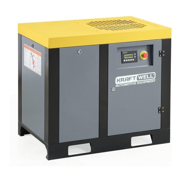 Компрессор винтовой KraftWell 2200/1700/1500 л/мин, 8/10/12 бар, 380В ETERE 15 Компрессор винтовой KraftWell 2200/1700/1500 л/мин, 8/10/12 бар, 380В ETERE 15
