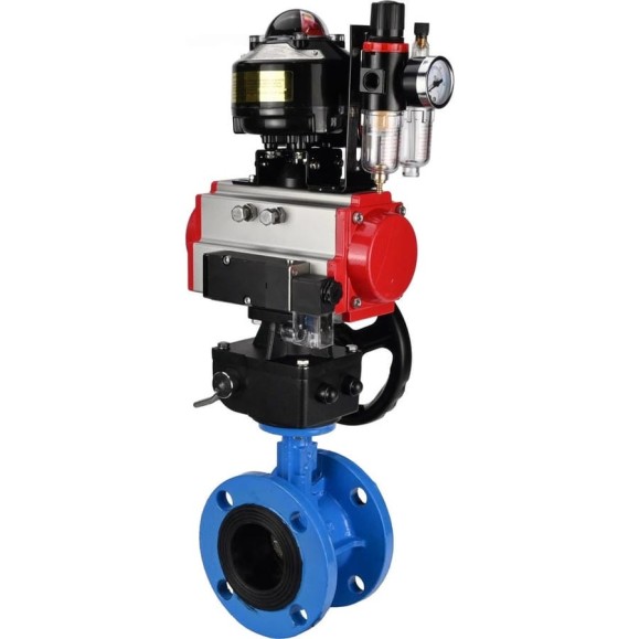 Затвор дисковый DN.ru GGG40-GGG40-EPDM-2W-H Ду100 Ру16 фланц, пневмопривод DA-105, пневмораспределительред PND2-S1EM-52-1NC-J08-220VAC, БПВ APU1-10-40-V08 D050-90346 Затвор дисковый DN.ru GGG40-GGG40-EPDM-2W-H Ду100 Ру16 фланц, пневмопривод DA-105, пневмораспределительред PND2-S1EM-52-1NC-J08-220VAC, БПВ APU1-10-40-V08 D050-90346