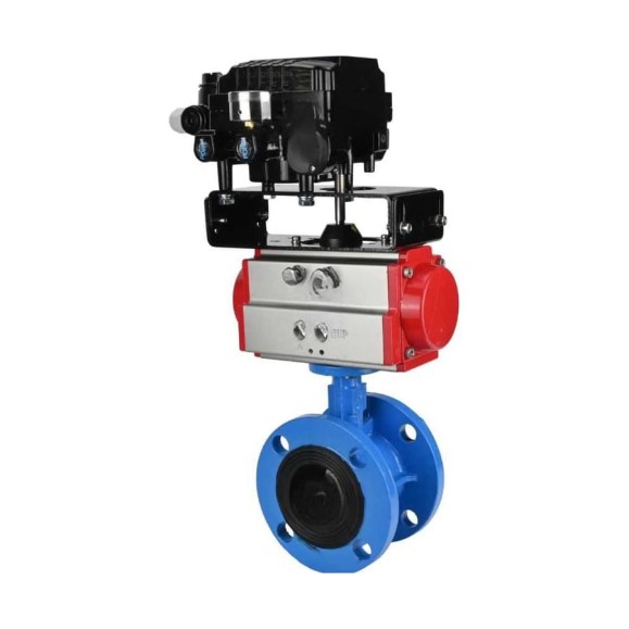 Затвор дисковый поворотный DN.ru GGG40-GGG40-EPDM-2W-H Ду125 Ру16 фланц., пн.привод DA-130, БКВ LSB-410-02ExM12-250, руч.дубл. HDM-1 D050-90809 Затвор дисковый поворотный DN.ru GGG40-GGG40-EPDM-2W-H Ду125 Ру16 фланц., пн.привод DA-130, БКВ LSB-410-02ExM12-250, руч.дубл. HDM-1 D050-90809