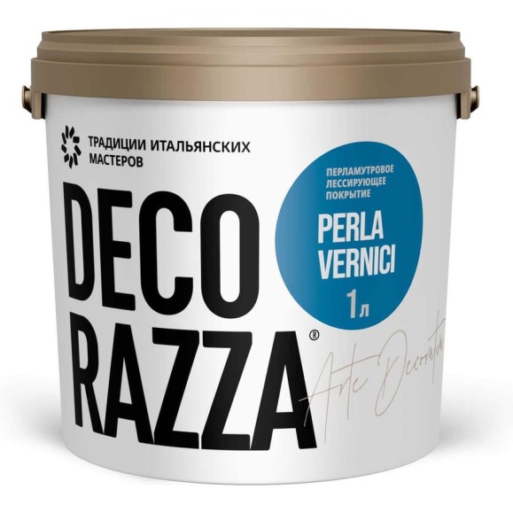 Финишное покрытие DECORAZZA Perla Vernici Argento PL001 1 л DPLV001 ARG-10 Финишное покрытие DECORAZZA Perla Vernici Argento PL001 1 л DPLV001 ARG-10