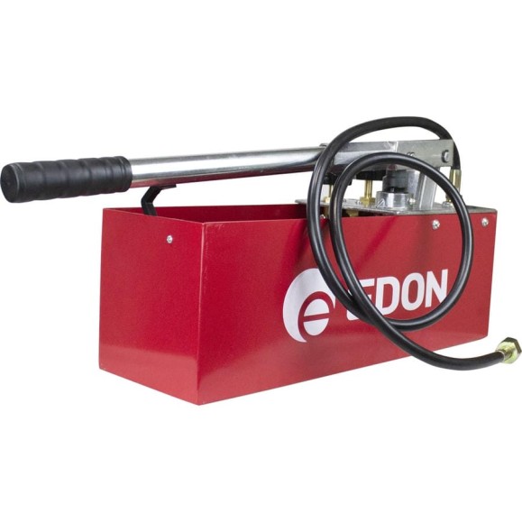 Насос опрессовочный EDON PPT-50 (50 бар, 12 л, 45 мл/такт, 1/2", манометр) 40589 Насос опрессовочный EDON PPT-50 (50 бар, 12 л, 45 мл/такт, 1/2", манометр) 40589