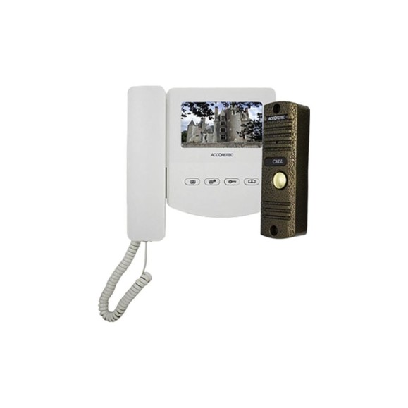 Комплект домофонии ACCORDTEC AT-home4 WH-BZ AT-14779 Комплект домофонии ACCORDTEC AT-home4 WH-BZ AT-14779