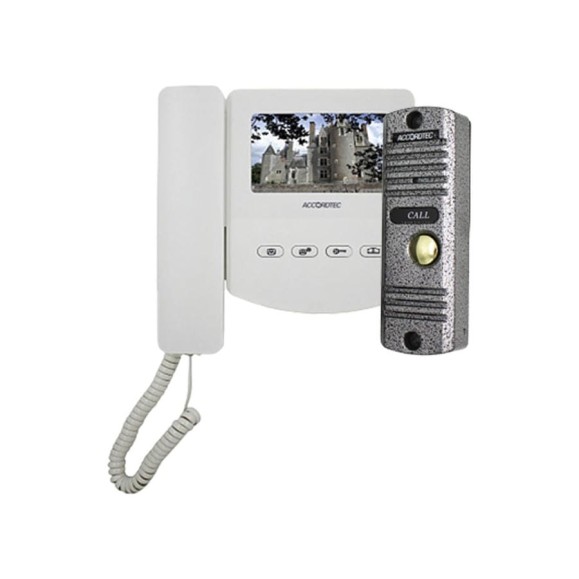 Комплект домофонии ACCORDTEC AT-home4 WH-SL AT-14780 Комплект домофонии ACCORDTEC AT-home4 WH-SL AT-14780