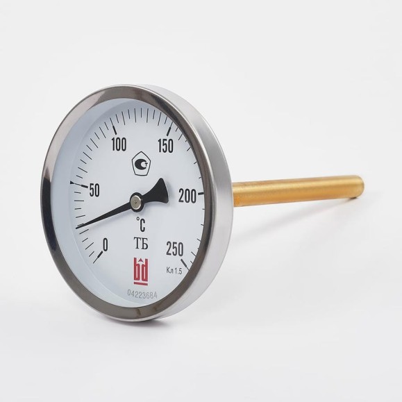 Биметаллический термометр BD ТБ 100Т/250 (0-350 °C), G 1/2, 1,5 рос, 51526171123